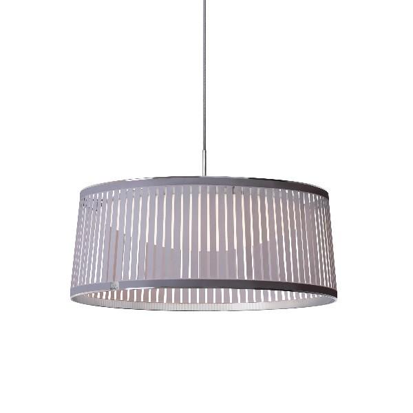 Solis Drum Led Suspension Lamp suspension lamps Pablo Silver 24" 