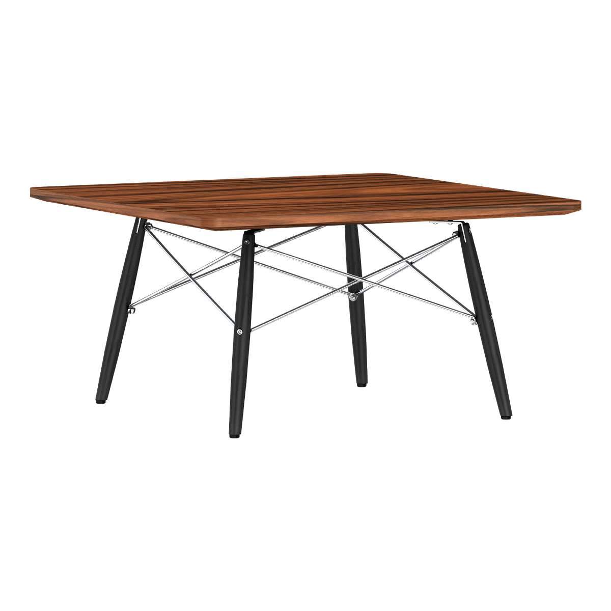 Eames Square Dowel Leg Coffee Table Coffee Tables herman miller Santos Palisander +$630.00 Ebony +$30.00 Chrome +$15.00