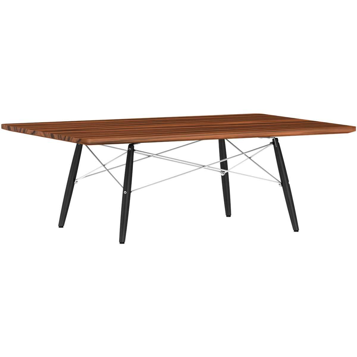 Eames Rectangular Dowel Leg Coffee Table Coffee Tables herman miller Santos Palisander +$650.00 Ebony +$30.00 White