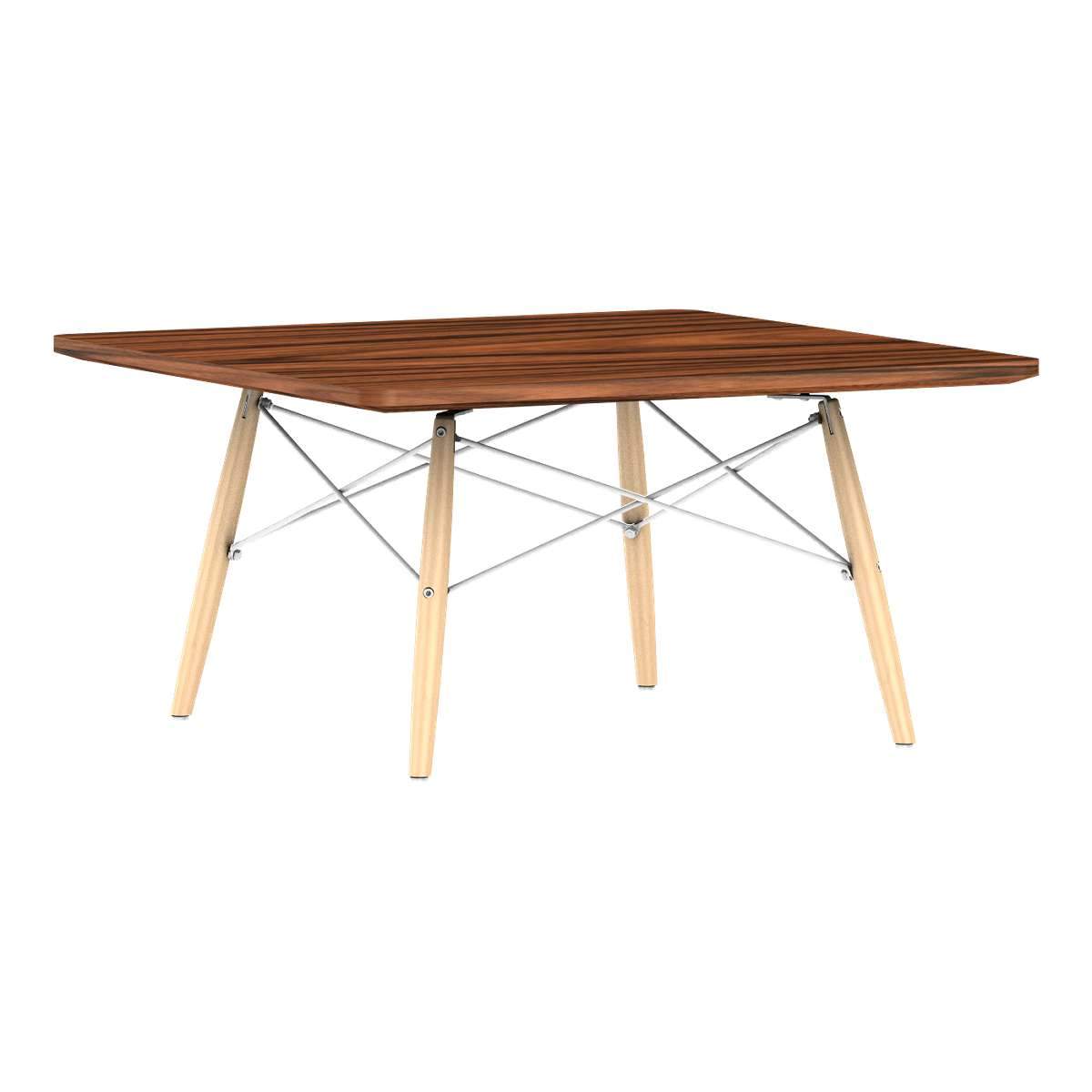 Eames Square Dowel Leg Coffee Table Coffee Tables herman miller Santos Palisander +$630.00 Natural Maple White