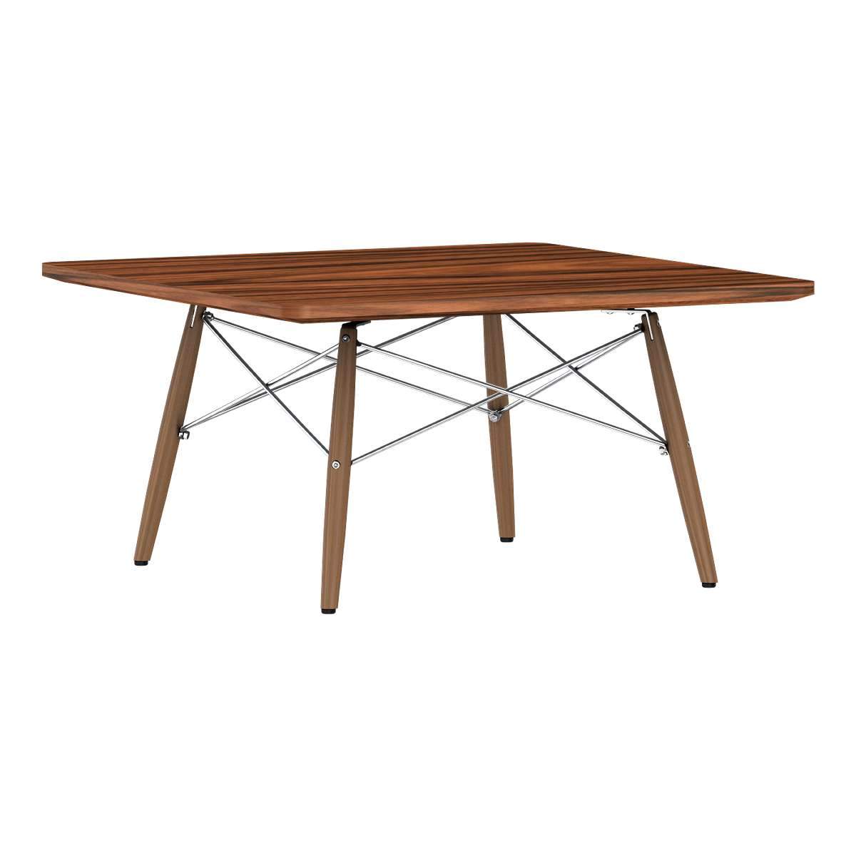 Eames Square Dowel Leg Coffee Table Coffee Tables herman miller Santos Palisander +$630.00 Walnut +$30.00 Chrome +$15.00