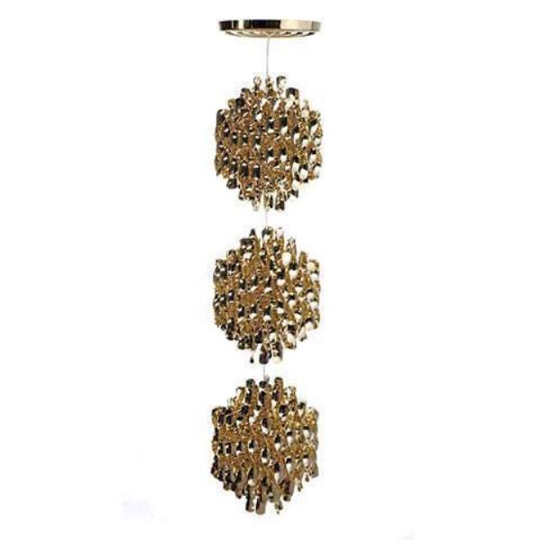 Panton Spiral Sp3 Hanging Lamp hanging lamps VerPan Gold 