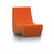 Panton Amoebe Chair lounge chair Vitra Tonus - Dark Orange 