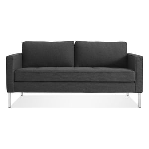 Paramount 66" Sofa Sofa BluDot Libby Charcoal Stainless Steel 
