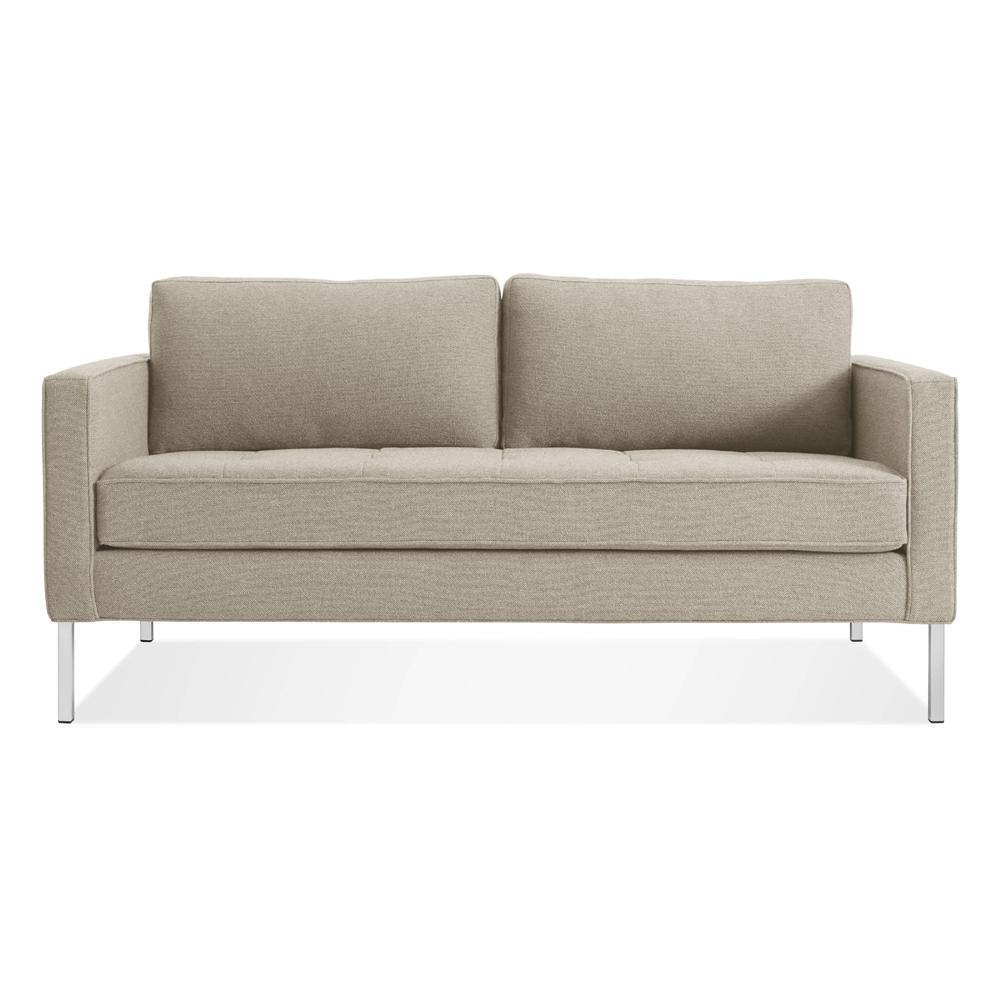 Paramount 66" Sofa Sofa BluDot Sanford Oatmeal Stainless Steel 