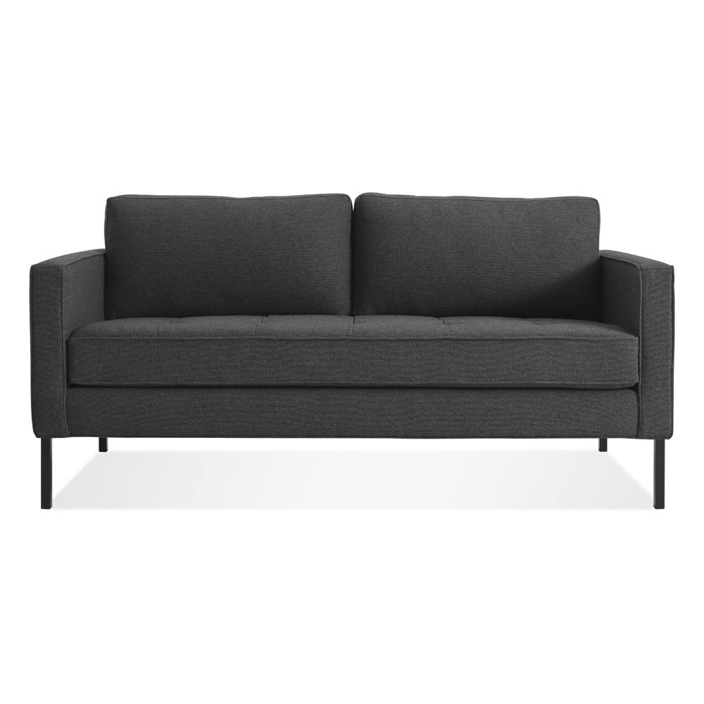 Paramount 66&quot; Sofa Sofa BluDot Libby Charcoal Metal 