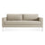 Paramount 80" Sofa Sofa BluDot Sanford Oatmeal Stainless Steel 