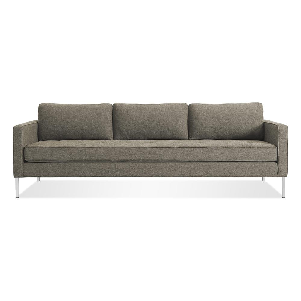 Paramount 95" Sofa Sofa BluDot Sanford Black Stainless Steel 