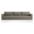 Paramount 95" Sofa Sofa BluDot Sanford Black Stainless Steel 