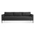 Paramount 95" Sofa Sofa BluDot Libby Charcoal Metal 