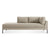 Paramount Daybed Sofa BluDot Sanford Oatmeal Metal Left