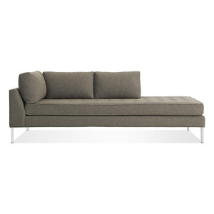 Paramount Daybed Sofa BluDot Sanford Black Stainless Steel Right