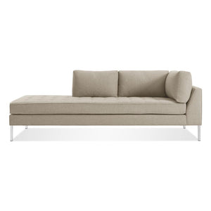 Paramount Daybed Sofa BluDot Sanford Oatmeal Stainless Steel Left