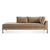 Paramount Daybed Sofa BluDot Otter Velvet Metal Left