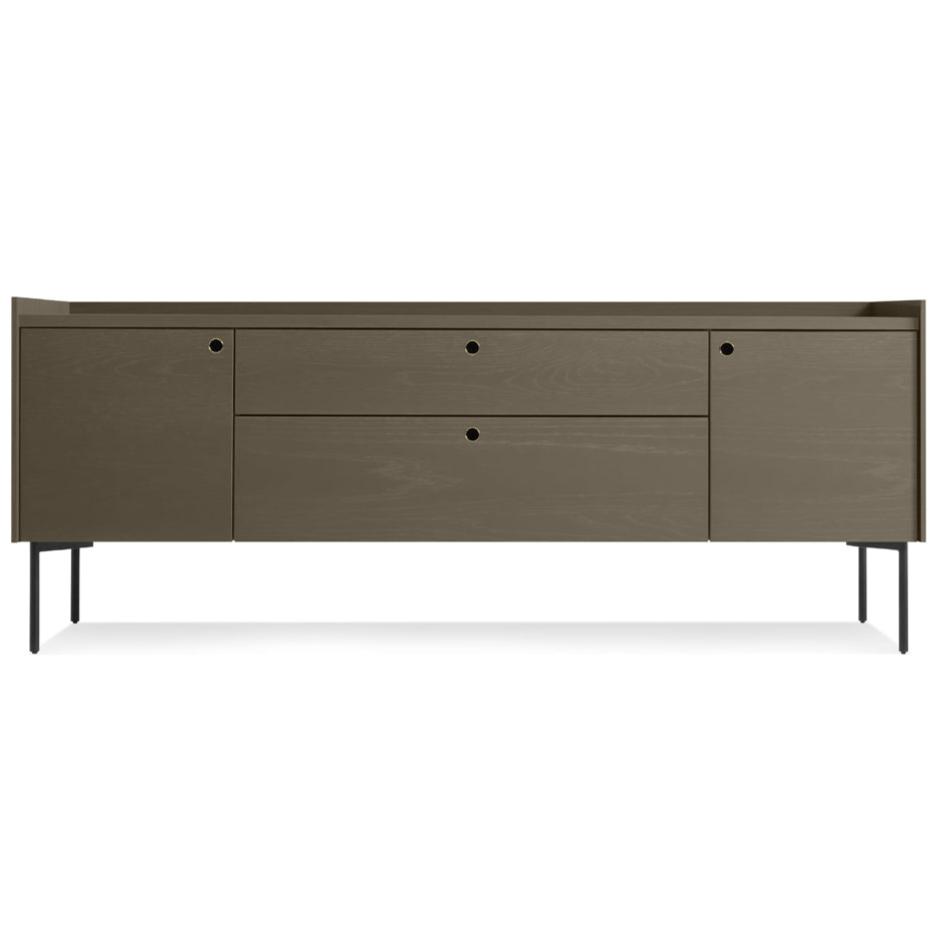 Peek 2 Door 2 Drawer Console storage BluDot Dark Olive 