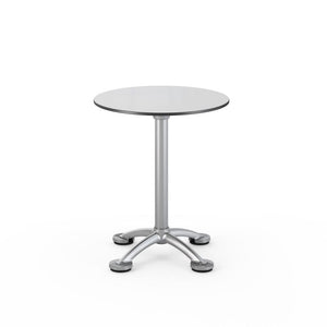 Pensi Round Table Side/Dining Knoll 23.6" dia. x 28.25" h - Trespa metallic with black edge + $554.00 