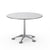 Pensi Round Table Side/Dining Knoll 43.25" dia. x 29.5" h - Trespa metallic with black edge + $6079.00 