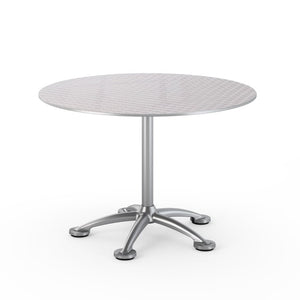 Pensi Round Table Side/Dining Knoll 43.25" dia. x 29.5" h - disks pattern with wrapped edge + $2994.00 