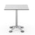 Pensi square table Side/Dining Knoll Small square table - Trespa metallic with black edge + $1002.00 