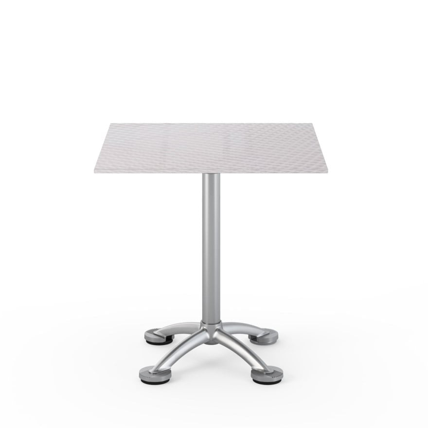 Pensi square table Side/Dining Knoll Small square table - disks pattern with wrapped edge 