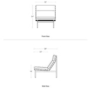 Perch Outdoor Lounge Chair Lounge Chair BluDot 