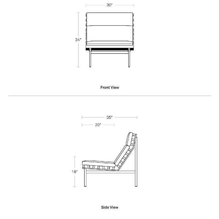 Perch Outdoor Lounge Chair Lounge Chair BluDot 