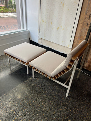 Perch Outdoor Lounge Chair & Ottoman ****Floor Sample***** Chair Blu Dot 