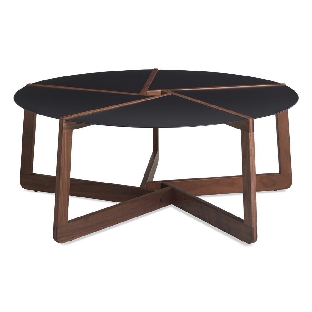 Pi Coffee Table Coffee Tables BluDot Walnut / Black 