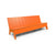 Picket 7' Bench Benches Loll Designs Sunset Orange 