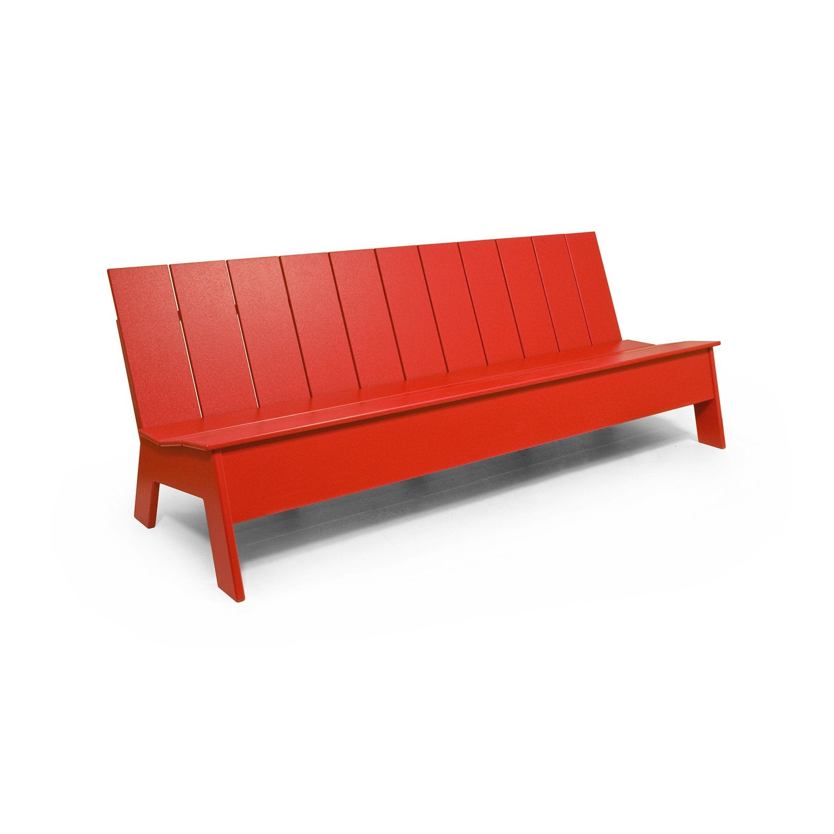 Picket 7' Bench Benches Loll Designs Apple Red 