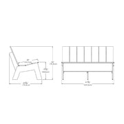 Picket Bench Benches Loll Designs 