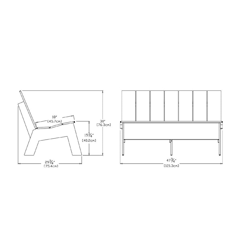 Picket Bench Benches Loll Designs 