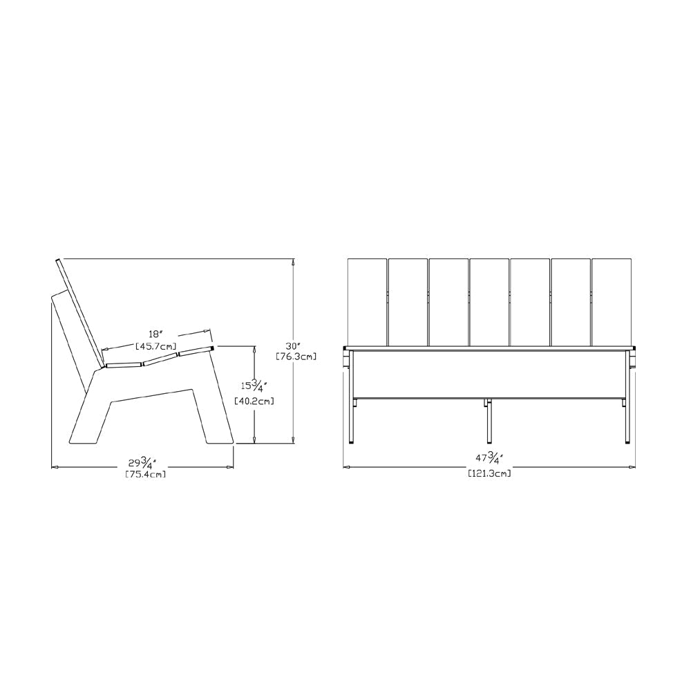 Picket Bench Benches Loll Designs 