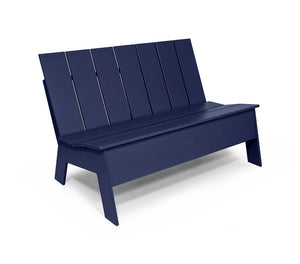 Picket Bench Benches Loll Designs Navy Blue 