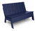 Picket Bench Benches Loll Designs Navy Blue 