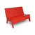 Picket Bench Benches Loll Designs Apple Red 