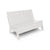 Picket Bench Benches Loll Designs Cloud White 