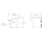 Pitch Modern Birdhouse Accessories Loll Designs 