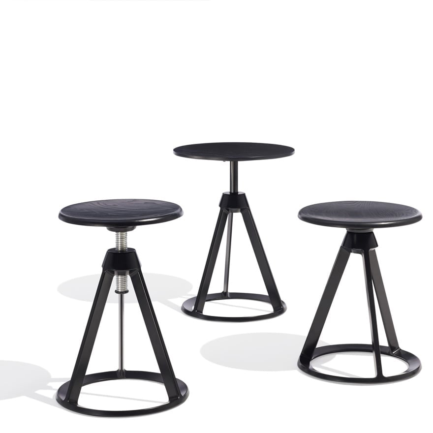 Piton Indoor Fixed-Height Stool Stools Knoll 