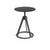 Piton Side Table side/end table Knoll Ebonized Ash Medium Metallic Grey 