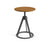 Piton Side Table side/end table Knoll Teak Medium Metallic Grey 