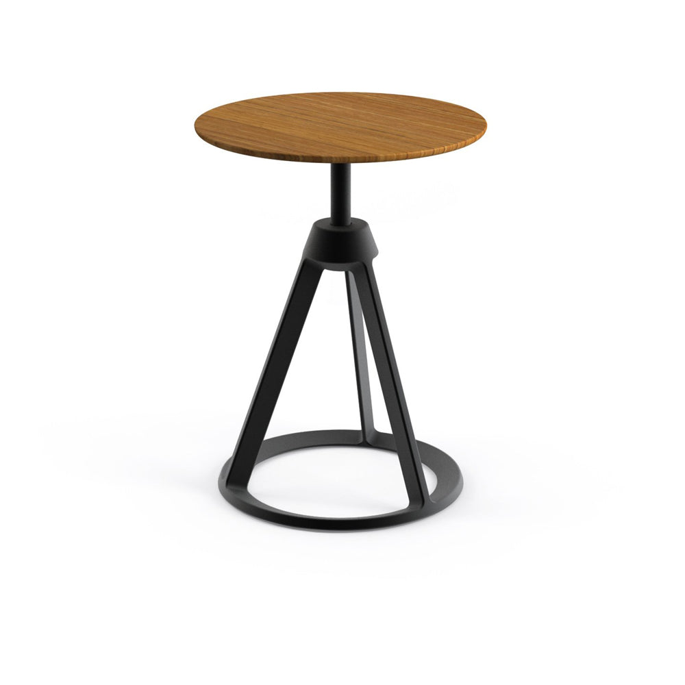 Piton Side Table side/end table Knoll Teak Jet Black 