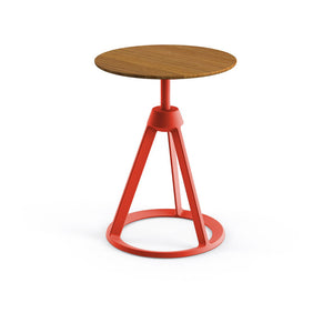 Piton Side Table side/end table Knoll Teak Red Coral 