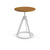 Piton Side Table side/end table Knoll Teak White 