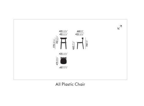 All Plastic Chair Chairs Vitra 