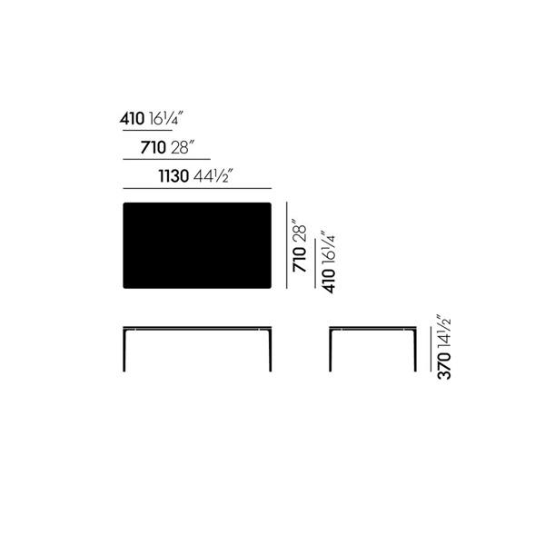 Plate Table 710 Side/Dining Vitra 