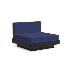 Platform One Lounge lounge chairs Loll Designs Black Canvas Navy 