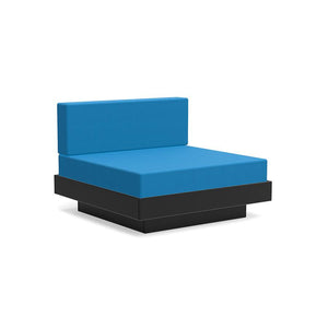 Platform One Lounge lounge chairs Loll Designs Black Canvas Regatta 