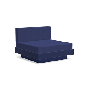 Platform One Lounge lounge chairs Loll Designs Navy Blue Canvas Navy 