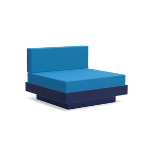 Platform One Lounge lounge chairs Loll Designs Navy Blue Canvas Regatta 